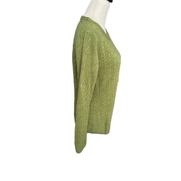 Bass Women's Sweater Green Medium - Picture 2 of 3